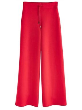 Spanx Air Essentials Wide Leg Pants Red Size Small Loungewear Comfort